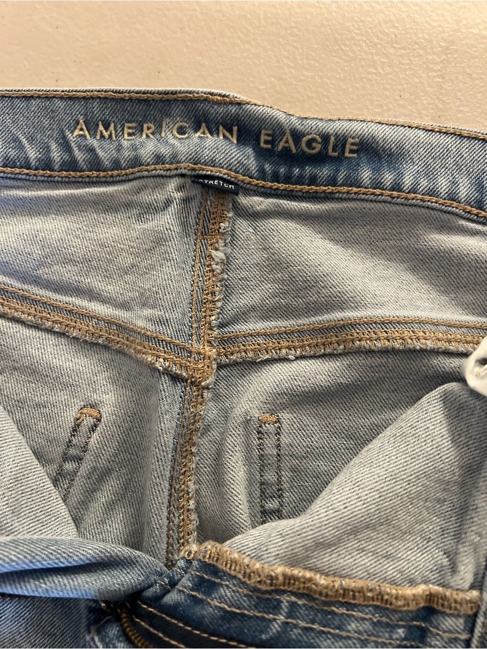American Eagle Outfitters Light Blue High-Rise Jeans